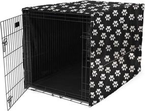 img 4 attached to 🐶 Convenient Dog Crate Cover: Seamless Fit for 36" Wire Crates - Effortlessly Adjustable and Removable (Cover only)