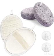 👣 revitalizing pedicure scrubber: all-natural exfoliation for cleaner feet logo