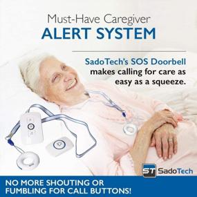 img 3 attached to SadoTech Ожерелье: Беспроводная система медицинской тревоги для сиделок и пожилых людей