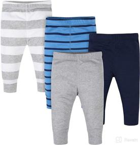 img 4 attached to Adorable Onesies Brand Baby Pants: Mix N Match 4 Pack, Perfect for Newborn to 12m!