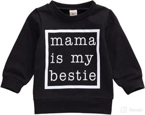 img 4 attached to Infant Toddler Pullover Sweatshirt Clothes Apparel & Accessories Baby Boys ~ Clothing