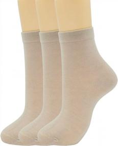 img 4 attached to SRYL Women Fashion Casual Cotton Socks W1005