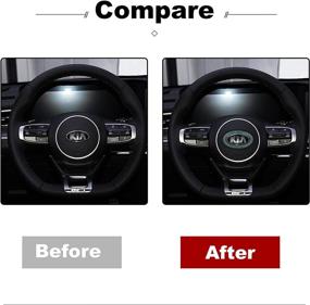 img 1 attached to TopDall Steering Accessory Interior Compatible Interior Accessories via Steering Wheels & Accessories