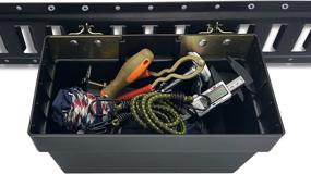 img 1 attached to Optimize Truck Storage with POROHOM 2 Pack Heavy Duty E-Track Baskets for E-Track Systems