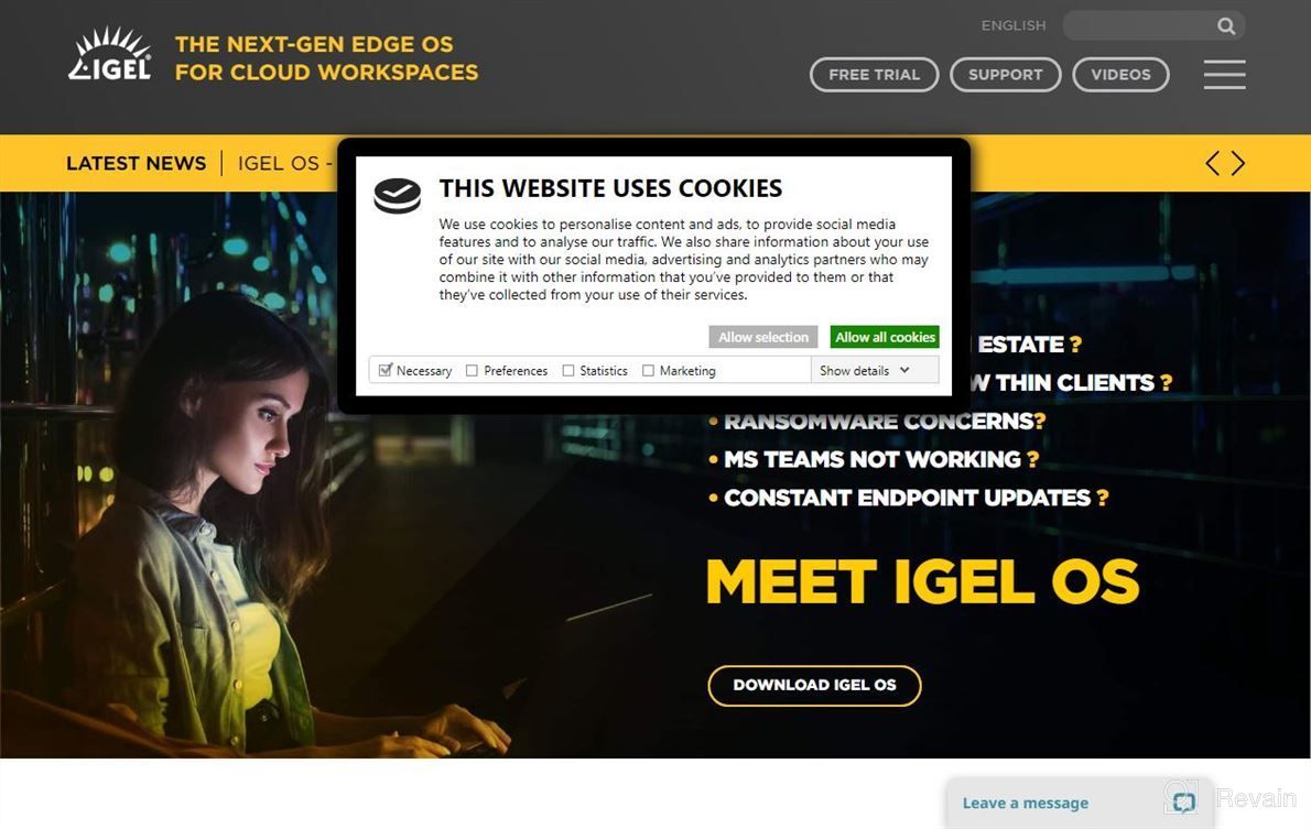 img 1 attached to IGEL review by Cornelius Mosley