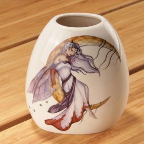 img 3 attached to Magical Jessica Galbreth Porcelain Vases For Fairy And Dragon Lovers - 3 Pack Assorted Sizes