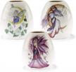 magical jessica galbreth porcelain vases for fairy and dragon lovers - 3 pack assorted sizes logo