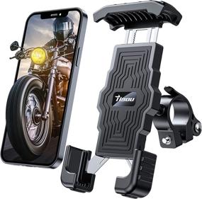 img 4 attached to 🚲 Tisouhome Bike Phone Mount Holder: 360 Rotation Bicycle & Scooter Clamp for iPhone 12 Pro Max & Galaxy S20