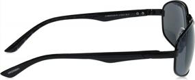 img 2 attached to Оставайтесь стильными и защищенными с металлическими прямоугольными солнцезащитными очками UNIONBAY U1022