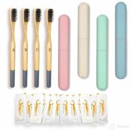 toothbrush kit for travel with bristles that are gentle on your teeth logo