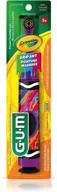 gum crayola toothbrushes soft pack logo