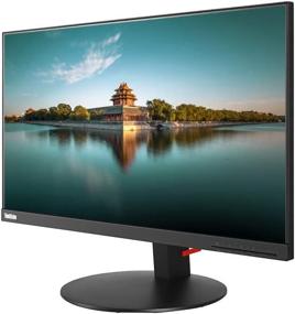 img 2 attached to 🖥️ Lenovo P24Q 10 23.8-Inch Monitor: Crisp 2560x1440 Resolution, 60Hz Refresh Rate