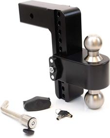 img 4 attached to 🔧 Weigh Safe LTB8-2.5-KA-CER-BLA Drop Hitch Receiver: Adjustable & Black - Explore Now!