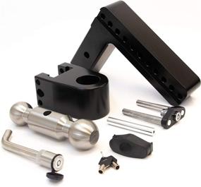 img 3 attached to 🔧 Weigh Safe LTB8-2.5-KA-CER-BLA Drop Hitch Receiver: Adjustable & Black - Explore Now!