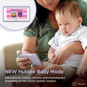 img 2 attached to 👶 Hubble Connected Nursery Pal Crib Edition – Smart Video Baby Monitor with 5" Touchscreen Display and Wi-Fi Connectivity, 7-Color Night Light and Sleep Trainer