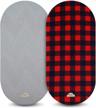 red buffalo plaid soft & stretchy bassinet fitted sheet 2-pack for pad/mattress - bluesnail logo