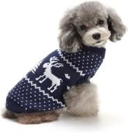 dog apparel sweatshirt christmas reindeer logo