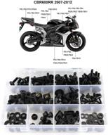 🏍️ xitomer f5 complete fairing bolt kits for cbr600rr f5 2007-2012 - matte black логотип