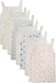 img 4 attached to B One Kids Camisole Undershirt Multipack Girls' Clothing ~ Tops, Tees & Blouses