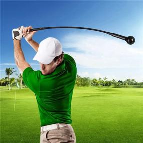 img 3 attached to Golf Swing Trainer Aid By Greatlizard - Improve Your Golf Game With Training Sticks For Strength, Rhythm, And Speed During Warm-Ups And Training