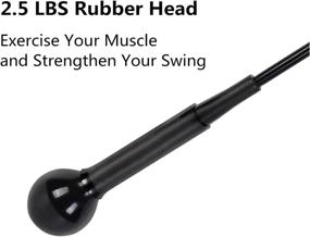 img 1 attached to Golf Swing Trainer Aid By Greatlizard - Improve Your Golf Game With Training Sticks For Strength, Rhythm, And Speed During Warm-Ups And Training