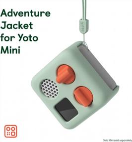 img 3 attached to Yoto Mini Protective Adventure Jacket Силиконовый чехол - Защита от детей для Yoto Mini Player от падений, ударов и царапин - Frog Soup