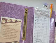 img 1 attached to Glitter Purple Server Book Bundle - Includes Waitress Guest Book, Pocket Leather Wallet, Cash & Bill Holder, And More - Perfect Waiter Accessories For Restaurant Service By ACdream review by Andre Stephens