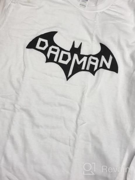 img 1 attached to Unleash Your Inner Hero With CBTWear'S Super Dadman Bat T-Shirt For Men review by Muharik Khalifa