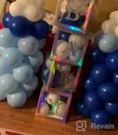 картинка 1 прикреплена к отзыву Silver Transparent Baby Shower Blocks With Letter Decorations For Girls Boys Birthday Neutral Gender Reveal Party (4 PCS) от Scott Larson