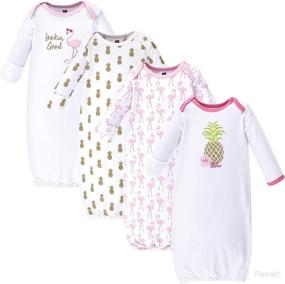 img 4 attached to Hudson Baby Unisex Cotton Pineapple