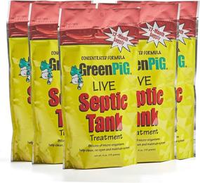 img 4 attached to 🐷 GREEN PIG Septic Waste Breakdown Live Tank Treatment with Dissolvable Flush Packets - 5 Year Supply, Consumer Strength (White)