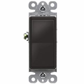 img 3 attached to ENERLITES Elite Series Decorator Rocker Light Switch, 15A 120V/277V, Gloss Finish, Single Pole, 3 Wire, Grounding Screw, Residential Grade, UL Listed, 91150-DB, Dark Bronze Color (10 Pack)