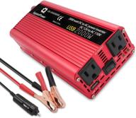 🔌 yinleader 800w/2000w power inverter: dc 12v to 110v ac converter for car, home, laptop, truck - includes 3.1a usb car adapter and cigarette lighter (800w) logo