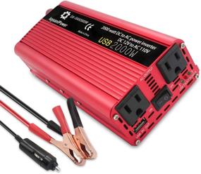 img 4 attached to 🔌 Yinleader 800W/2000W Power Inverter: DC 12V to 110V AC Converter for Car, Home, Laptop, Truck - Includes 3.1A USB Car Adapter and Cigarette Lighter (800W)