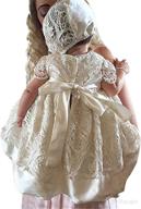 👗 aorme christening gown dress: elegant lace baptism dress for girls 0-24 months logo
