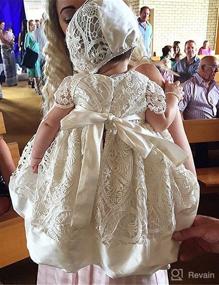 img 2 attached to 👗 Aorme Christening Gown Dress: Elegant Lace Baptism Dress for Girls 0-24 Months