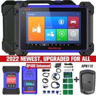 autel maxiim im608 with upgraded xp400: 2022 top car key fob programming diagnostic scan tool with ecu coding, bi-directional control & active test, 31+ maintenance services [valued $659] & apb112 логотип