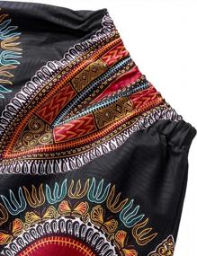img 2 attached to SHENBOLEN Baby Girls African Wax Skirt Dashiki Print Skirt One Size