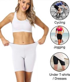 img 1 attached to Wirarpa Women'S Cotton Boy Shorts: Anti-Chafing And Soft Biker Shorts, Plus 4-Pack Panties