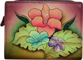 img 3 attached to Anna Anuschka Clutch Wallet Mediterranean Women's Handbags & Wallets ~ Wallets