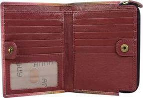 img 1 attached to Anna Anuschka Clutch Wallet Mediterranean Women's Handbags & Wallets ~ Wallets