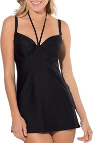 img 3 attached to Smart Sexy Womens Ruffle Tankini Women's Clothing via Swimsuits & Cover Ups