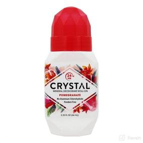img 2 attached to 🍎 Pomegranate-infused Crystal Body Deodorant Roll - Natural & Effective Odor Protection