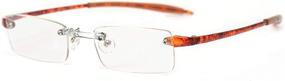 img 1 attached to 👓 Enhance Reading Clarity with OPTX 20/20 Ecoclear Ice Bio Based Reading Glasses