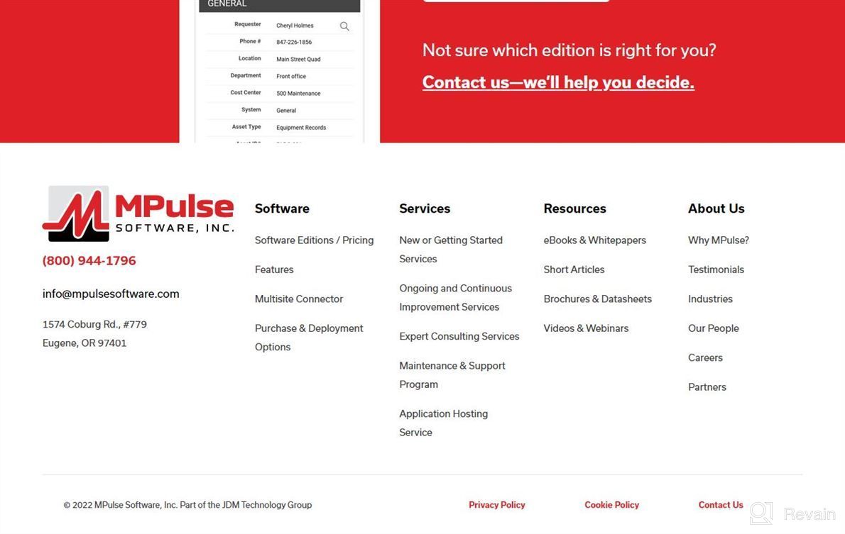 img 1 attached to MPulse Maintenance Software review by Brian Potter