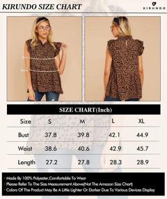 img 1 attached to 2023 Summer Women'S Tunic Tops - Ruffle Neck, Cap Sleeve, Floral Print Blouses