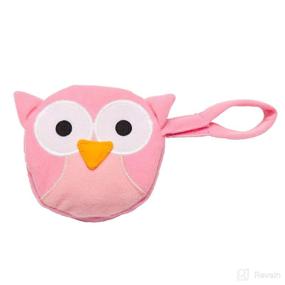img 4 attached to 🦉 J.L. Childress Pacifier Pal Pacifier Pocket and Toy, Pink Owl - Keeps Pacifiers Clean, Machine Washable, Fits 2-3 Pacifiers