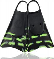 high performance tribe t2 swimfins for snorkeling, bodyboarding, surfing, and swimming - suitable for youth, kids, women, and adults logo