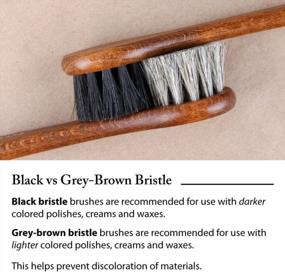 img 1 attached to Travel-Ready FootFitter German-Made Horsehair Shoeshine Dauber Brush Set For Perfect Shoe Care