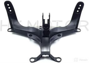 img 2 attached to 🏍️ Hongk - Motorcycle Black Upper Stay Cowl Bracket Fairing Bracket Replacement Compatible with Yamaha YZF R1 2004 2005 2006